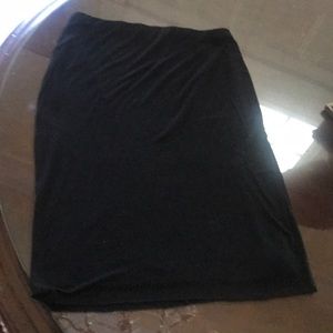 Alfani hemless double lined ankle length skirt